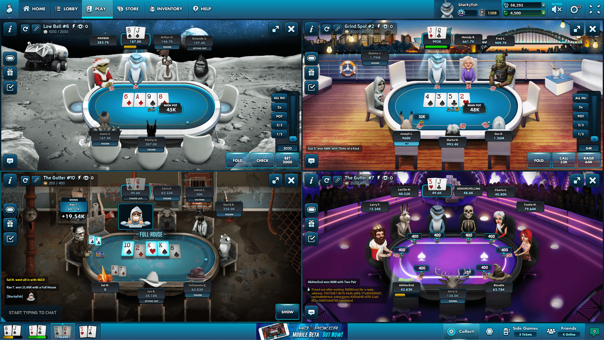 All free poker games